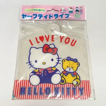 헬로키티 세이프티 플레이트 쇼와 레트로 산리오 80년대 당시 물건