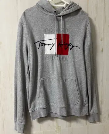 타미힐피거 그레이 후드티 S
