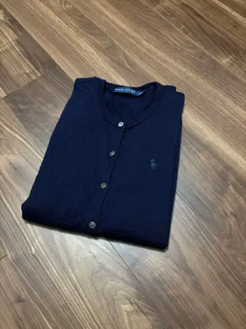 랄프 로렌 가디건 네이비