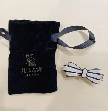 Alexandre de Paris 리본형 헤어 클립 6cm