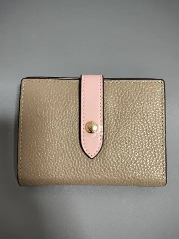 [ 새상품 ] 천연 가죽 annekor 접이식 지갑 안티스키밍 기능 포함