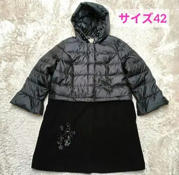 새상품급 로즈 티아라 다운 자켓 사이즈 42 스커트 분리 가능