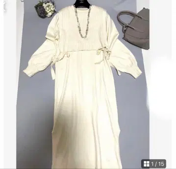 어반 리서치 셋업 니트 원피스 베스트 니트