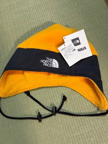 THE NORTH FACE 플리스 니트 모자 오렌지