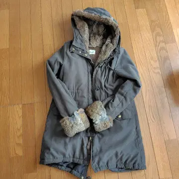 카키 모즈 코트 (2way) 사이즈 38