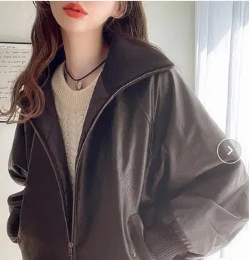 새상품 새상품급 [ JaVa 자바 콜라보 ] 리브 터틀 페이크 가죽 자켓