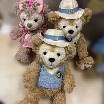 디즈니 더피 셰리메이 봉제 인형 3세트