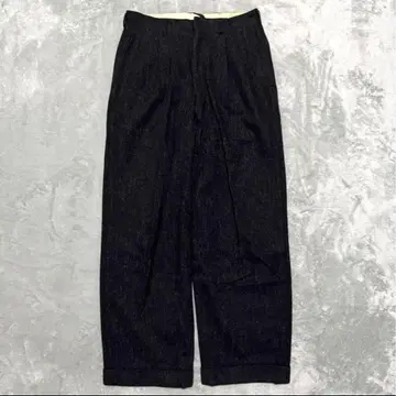 50s 블랙 네프 울 슬랙스 TALON USA제