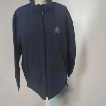 네이비 풀 지퍼 자켓