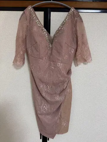 JEWELS by sugar 핑크 레이스 드레스