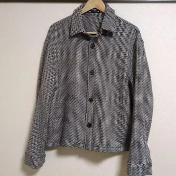 자라 셔츠 자켓 하운드투스 블루종 자라 화이트 x 블랙