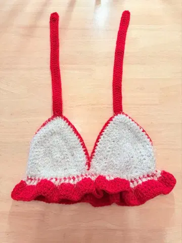 니트 뷔스티에 핸드메이드