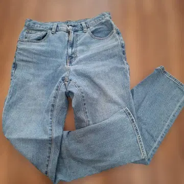 GU 라이트 블루 스트레이트 데님