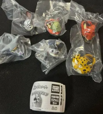 주토피아 패션 반지 전 6종 세트