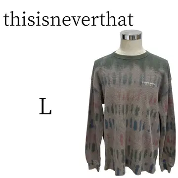 새상품급 thisisneverthat 디스이즈네버댓 긴팔 T L