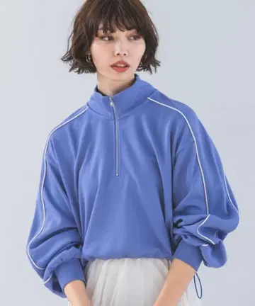 하프 ZIP 숏 트랙 자켓