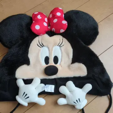 미니 마우스 귀도리 모자