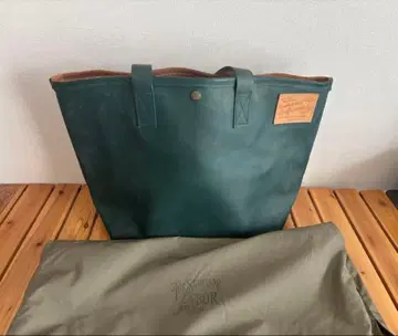 [ 새상품급 ] superior labor 천연 가죽 토트백