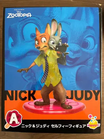 해피복권 주토피아 닉&주디 셀피 피규어