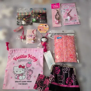 헬로키티 캐릭터 굿즈 세트