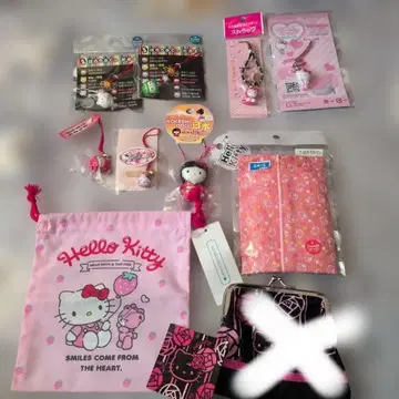 헬로키티 캐릭터 굿즈 세트
