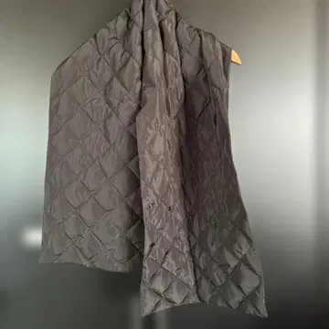 블랙 퀼팅 빅 머플러 사이즈 00 월드 다운과 페더