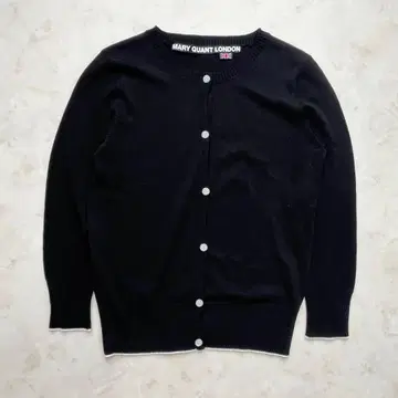MARY QUANT LONDON 블랙 가디건 M
