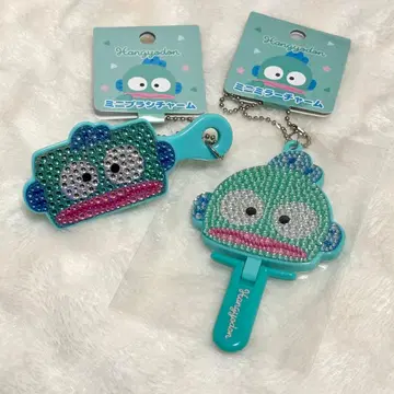 [ 새상품 ] 한교동 키라데코 미니 거울 참 미니 브러쉬 참 산리오