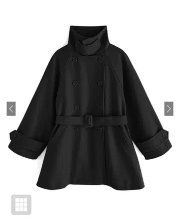 벨트 포함 멀티 Way 페이크 울 코트[fo1762]