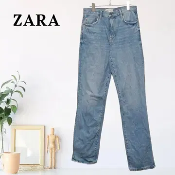 zB464 [ F ] ZARA 스트레이트 레그 셀비지 리지드 데님 청바지