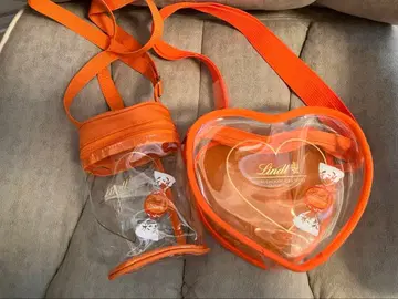 린츠 최애 컬러 파우치 하트 오렌지 활