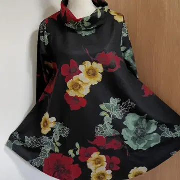 미사용 새상품 레오나르풍 플레어 튜닉 플레어가 매우 귀여운 XXLOK