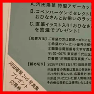 히나타자카46 카와타 히나 테이크오프 응모권 10매