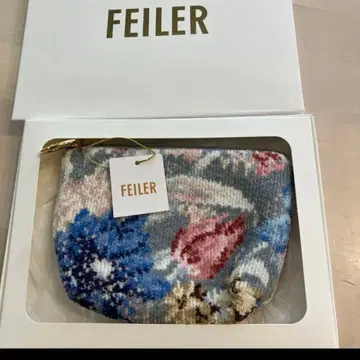 미사용 새상품 기프트 FEILER 꽃무늬 파우치 디아오리