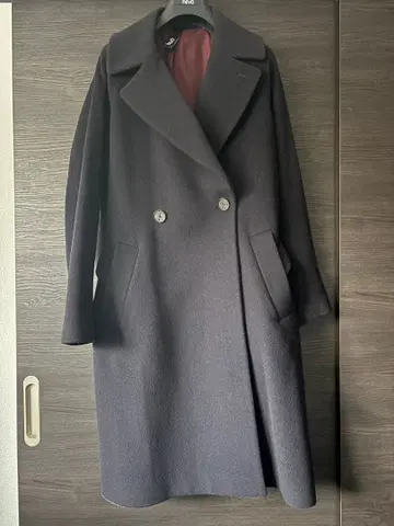 새상품급 LEON 게재 모델 hevo 다크 네이비 코트