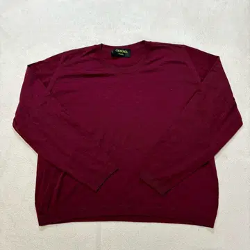 젬마 버건디 긴팔 니트 스웨터 XL