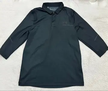 UNDER ARMOR 블랙 피케 셔츠