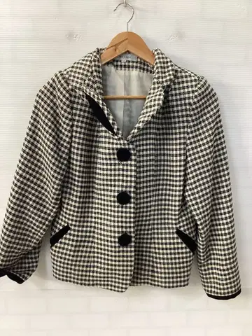 11.14 A16P 빈티지 아우터 테일러드풍 트위드풍 체크