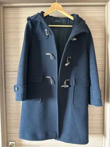 그린 레이블 릴랙싱 네이비 더플 코트