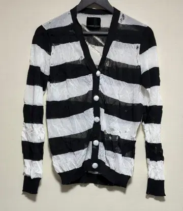 넘버나인 그런지 데미지 가디건 사이즈 2