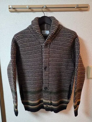 TOMORROWLAND 자카드 숄카라 가디건 M