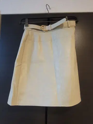 renda 벨트 포함 미니 스커트 M 라이트 베이지