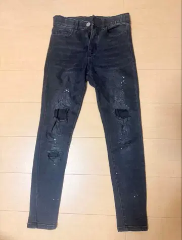 아담스 저글러 페인트 가공 데님