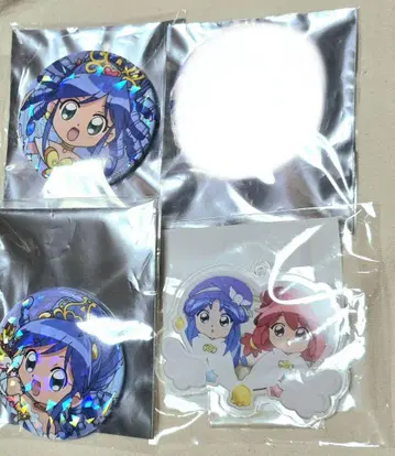 신비한 별의 쌍둥이 공주 츠리비레 캔뱃지 레인 2종 락콜레