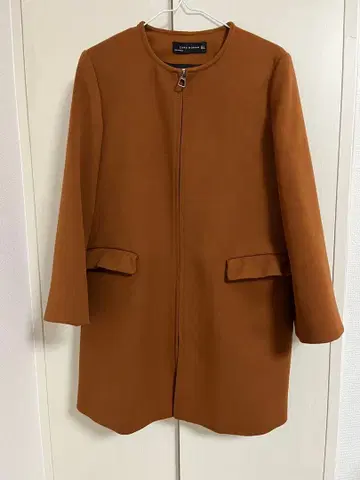 ZARA WOMAN 브라운 롱 코트