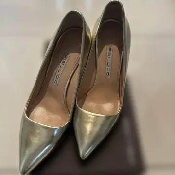 PELLICO 골드 하이힐