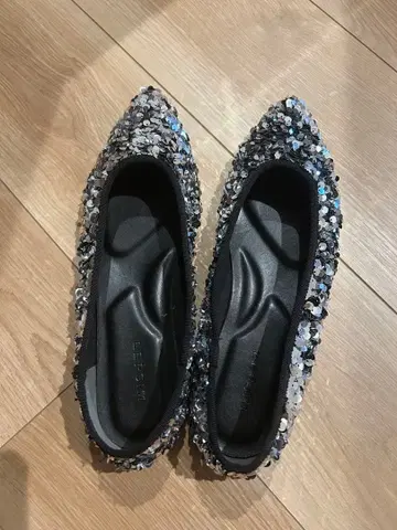 [ 새상품급 ] 렙심 스팽글 펌프스 [ L 사이즈 ]