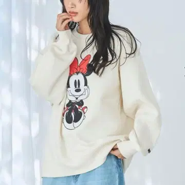 coen 한정판 속기모 BIG 프린트 맨투맨