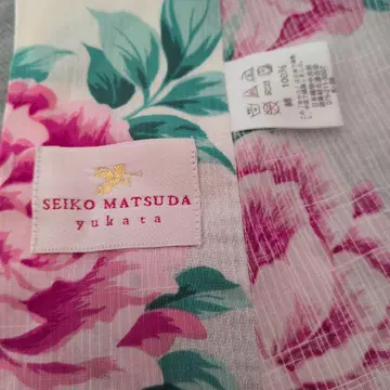 SEIKO MATSUDA 꽃무늬 유카타 핑크 보라색