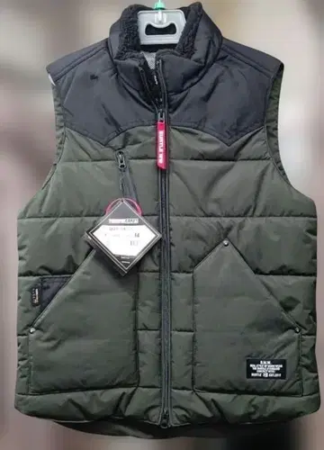 THERMOCRAFT 방한 베스트 5024 밀스 그린 M